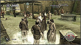 Now you have to get to the well - some groups of people will help you with that - Main Plot - Sequence 5 - Part 2 - Main Plot - Assassins Creed II - Game Guide and Walkthrough