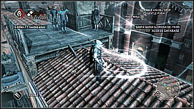 With the second group of freed thieves you have to run on roofs to Ugo (eliminate one or two archers) - Main Plot - Sequence 7 - Part 2 - Main Plot - Assassins Creed II - Game Guide and Walkthrough