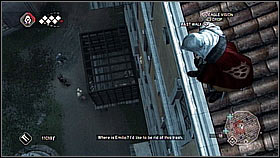 To get the second mission you must go to a thief that is standing on the roof - Main Plot - Sequence 7 - Part 2 - Main Plot - Assassins Creed II - Game Guide and Walkthrough