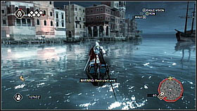 Finally, youll have to get to a nearby boat - Main Plot - Sequence 7 - Part 3 - Main Plot - Assassins Creed II - Game Guide and Walkthrough