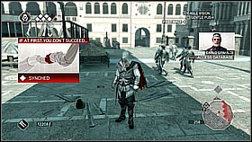 On the roof of the basilica run to the fence - Main Plot - Sequence 8 - Part 1 - Main Plot - Assassins Creed II - Game Guide and Walkthrough