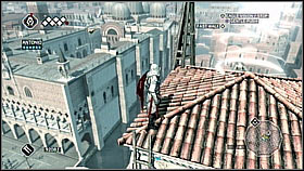 Climb on a nearby tower [1] and then to the another one - Main Plot - Sequence 8 - Part 1 - Main Plot - Assassins Creed II - Game Guide and Walkthrough