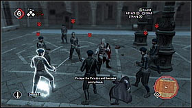 Your target will try to run away - Main Plot - Sequence 8 - Part 2 - Main Plot - Assassins Creed II - Game Guide and Walkthrough
