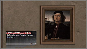 Francesco Delle Opere - 1492 f - availability: Florence - Paintings collection - Economics, equipment and combat - Assassins Creed II - Game Guide and Walkthrough