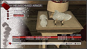 Helmschmied Vambraces - Armor collection - Economics, equipment and combat - Assassins Creed II - Game Guide and Walkthrough
