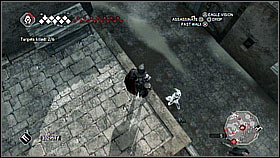 The second group is located on the city walls - get there using line leading to the nearby tower - Side Quests - Assassinations - Part 2 - Side Quests - Assassins Creed II - Game Guide and Walkthrough