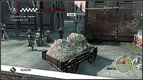 In this mission you must to act very quickly - you have to kill 3 people that are walking in the streets in marked areas - Side Quests - Assassinations - Part 5 - Side Quests - Assassins Creed II - Game Guide and Walkthrough