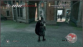 Run to the marked area and target your enemy - Side Quests - Assassinations - Part 5 - Side Quests - Assassins Creed II - Game Guide and Walkthrough