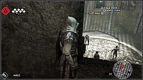 You have some soldiers downstairs - you can finish them one by one, fight them with swords or simply try to sneak near them - Florence - Novellas Secret - Dungeons - Assassins Creed II - Game Guide and Walkthrough