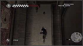 Return to the middle railing and go further until you will see the platform hanging from the ceiling - Florence - Il Duomos Secret - Dungeons - Assassins Creed II - Game Guide and Walkthrough