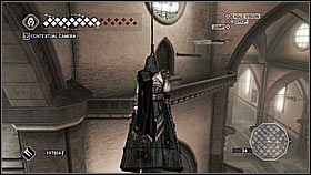 Go to the left and jump to the balcony - Florence - Il Duomos Secret - Dungeons - Assassins Creed II - Game Guide and Walkthrough