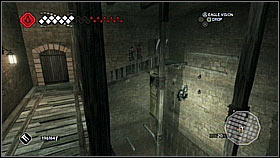 Time to climb on tower - jump on the next wooden stairs so that the archer wont be able to see you (the camera will show his movements) - San Gimignano - Torre Grossas Secret - Dungeons - Assassins Creed II - Game Guide and Walkthrough