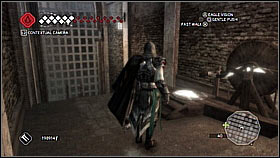 From there, jump to the next platform and turn back to the center - jump using beams - Forli - Ravaldinos Secret - Dungeons - Assassins Creed II - Game Guide and Walkthrough