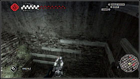 Jump between parallel beams [1] until they will begin to turn right - Forli - Ravaldinos Secret - Dungeons - Assassins Creed II - Game Guide and Walkthrough