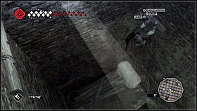 On the other side of the gate go down to the room with the water and swim under the grate - Forli - Ravaldinos Secret - Dungeons - Assassins Creed II - Game Guide and Walkthrough