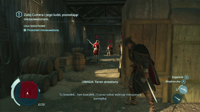 Having obtained the key, enter the marked warehouse where you will find three men torturing Church - Sequence 2 - The Surgeon - Walkthrough - Assassins Creed III - Game Guide and Walkthrough