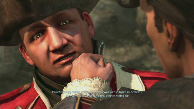 After the last soldiers is killed, approach Braddock and end the mission - Sequence 2 - The Soldier - Walkthrough - Assassins Creed III - Game Guide and Walkthrough