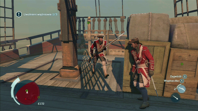 Board the ship and hide behind the cargo - Sequence 2 - Infiltrating Southgate - Walkthrough - Assassins Creed III - Game Guide and Walkthrough