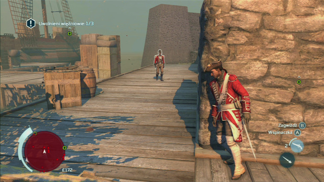 If you're fast enough, you should get there before the next guard shows up there - Sequence 2 - Infiltrating Southgate - Walkthrough - Assassins Creed III - Game Guide and Walkthrough