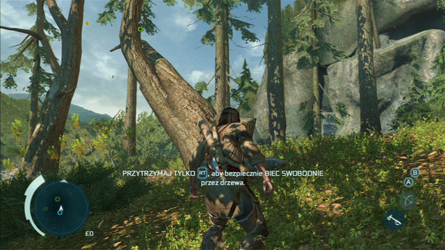 The mission will start with a tree jumping tutorial - Sequence 4 - Feathers and Trees - Walkthrough - Assassins Creed III - Game Guide and Walkthrough