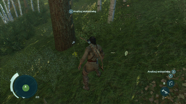 Afterwards search the zone for traces marked with a magnifying glass - Sequence 4 - Hunting Lessons - Walkthrough - Assassins Creed III - Game Guide and Walkthrough