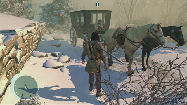 Begin the mission be leaving the manor and speaking with Achilles who's waiting on the carriage - Sequence 5 - A Trip to Boston - Walkthrough - Assassins Creed III - Game Guide and Walkthrough