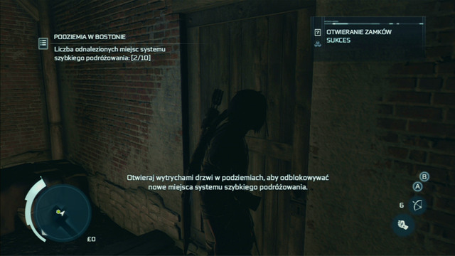 At the end you will find a locked door which you have to picklock - Sequence 5 - Lying Low - Walkthrough - Assassins Creed III - Game Guide and Walkthrough