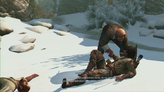 If you want to complete the optional objective, you cannot touch the water - Sequence 5 - River Rescue - Walkthrough - Assassins Creed III - Game Guide and Walkthrough