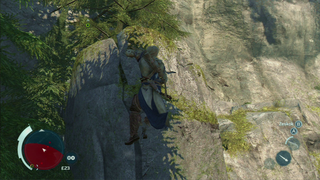 Cross it and head further until you see a crack leading to the top - Sequence 6 - Hostile Negotiations - Walkthrough - Assassins Creed III - Game Guide and Walkthrough