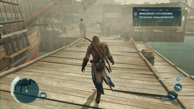 After reaching the shore, the mission will end - Sequence 7 - Conflict Looms - Walkthrough - Assassins Creed III - Game Guide and Walkthrough