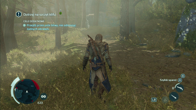 From there, follow the forest path straight, killing enemies you come across on your way - Sequence 7 - Battle of Bunker Hill - Walkthrough - Assassins Creed III - Game Guide and Walkthrough