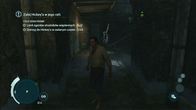 Optional objective: Reach Hickey within the given time - 2:00 - Sequence 8 - Bridewell Prison - Walkthrough - Assassins Creed III - Game Guide and Walkthrough