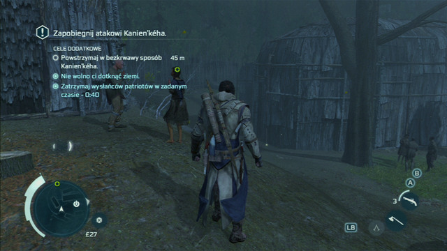 Optional objective: Stop the Kanien'keha with non-lethal methods - Sequence 10 - A Broken Trust - Walkthrough - Assassins Creed III - Game Guide and Walkthrough