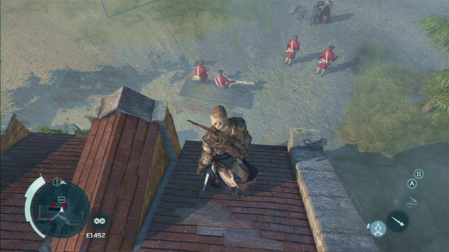 Hidden blades can also be used when attacking from above - Hidden blades - Assassinations - Assassins Creed III - Game Guide and Walkthrough