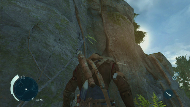 Another new addition are complex rock formations which you can climb by using narrow ledges and wide, vertical cracks - Climbing trees - Exploration - Assassins Creed III - Game Guide and Walkthrough