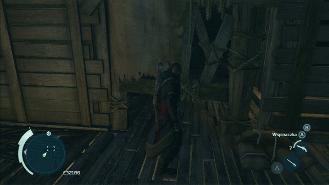 With the item above, climb to it along the wall on the right - Boston - Underground - Assassins Creed III - Game Guide and Walkthrough