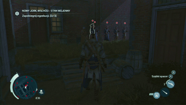 Stop the execution by killing all the marked soldiers - New York - eastern district - Assassin Guild - Assassins Creed III - Game Guide and Walkthrough