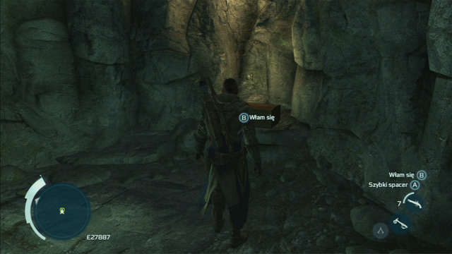 Afterwards enter the unlocked tunnel and keep heading towards the designated spot - Achilles - Homestead - Assassins Creed III - Game Guide and Walkthrough