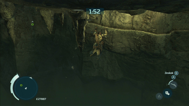 Pick the lock and the cave will start crumbling - Achilles - Homestead - Assassins Creed III - Game Guide and Walkthrough