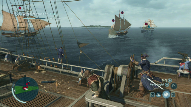 During naval missions, you will be often attacked by enemy Templar or British units - Naval battles - Ships - Assassins Creed III - Game Guide and Walkthrough