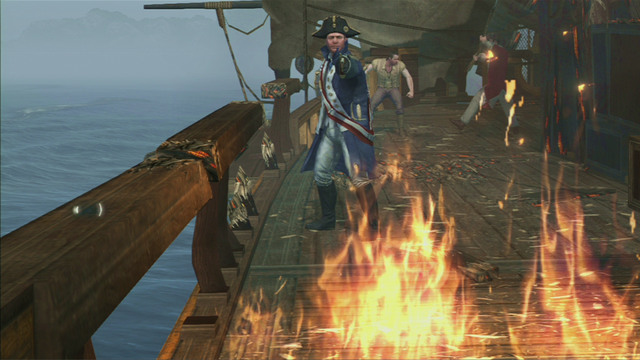 Optional objective: Kill the officer within the given time - 1:00 - French Involvement - Naval missions - Assassins Creed III - Game Guide and Walkthrough