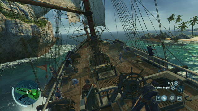 Optional objective: Destroy the Randolphs mast with a single broadside - Biddles Hideout - Naval missions - Assassins Creed III - Game Guide and Walkthrough