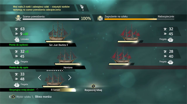 Each ship offers bonuses that can be useful in fight. - Naval battles - Kenways fleet - Assassins Creed IV: Black Flag - Game Guide and Walkthrough