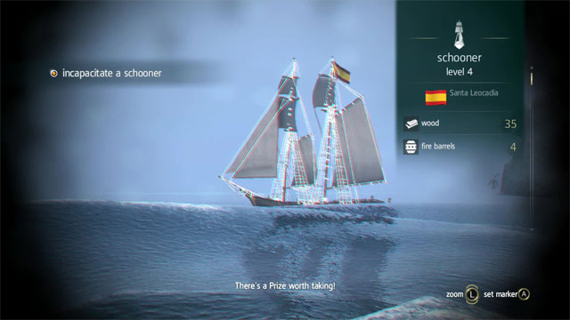 The telescope allows you to see what kind of goods the enemy ship is carrying - How to make money? - Assassins Creed IV: Black Flag - Game Guide and Walkthrough