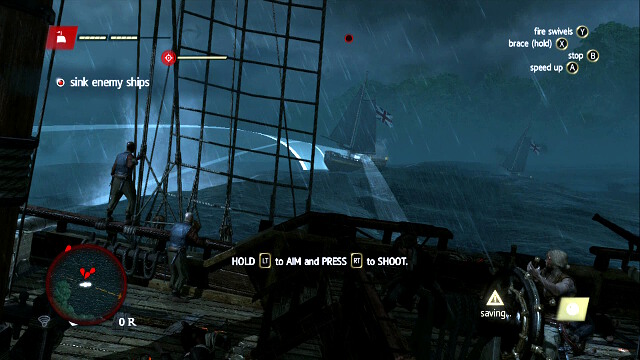 Try to aim at the hull - 01 - Edward Kenway - Sequence 1 - Assassins Creed IV: Black Flag - Game Guide and Walkthrough