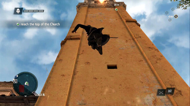 Climb up the tower - 01 - Lively Havana - Sequence 2 - Assassins Creed IV: Black Flag - Game Guide and Walkthrough