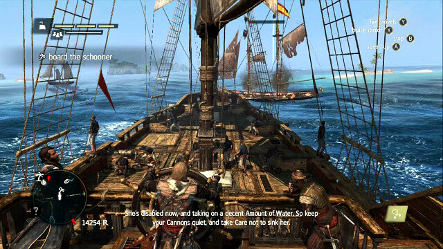 The blazing ship is not going to escape any longer. - 03 - Prizes and Plunder - Sequence 3 - Assassins Creed IV: Black Flag - Game Guide and Walkthrough