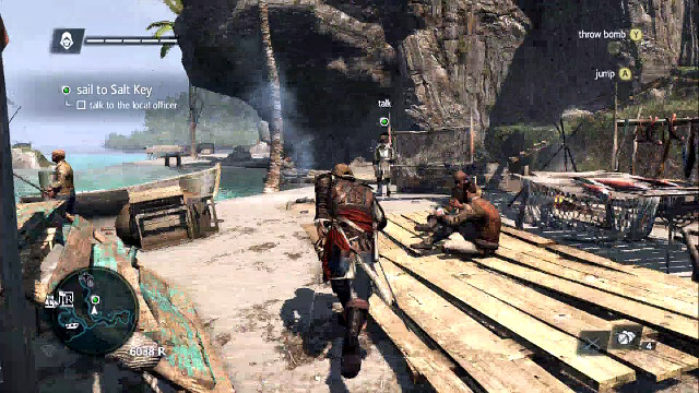 Bribe the officer - 04 - Raise the Black Flag - Sequence 3 - Assassins Creed IV: Black Flag - Game Guide and Walkthrough