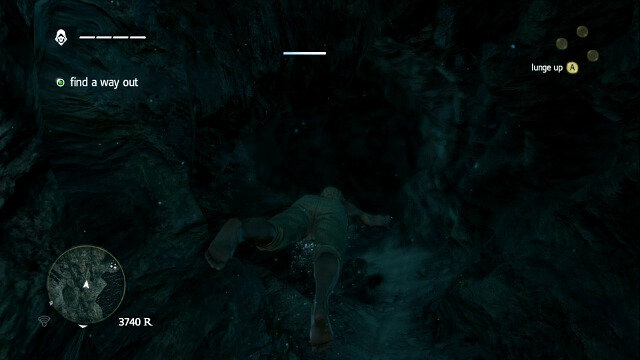 Swim deeper into the cavern - 01 - Diving For Medicines - Sequence 6 - Assassins Creed IV: Black Flag - Game Guide and Walkthrough