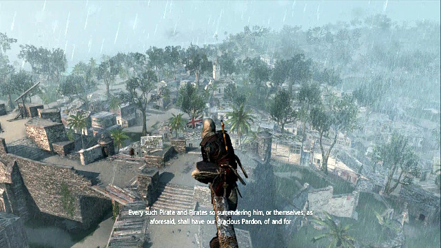 Go along the wall - 01 - We Demand A Parlay - Sequence 7 - Assassins Creed IV: Black Flag - Game Guide and Walkthrough